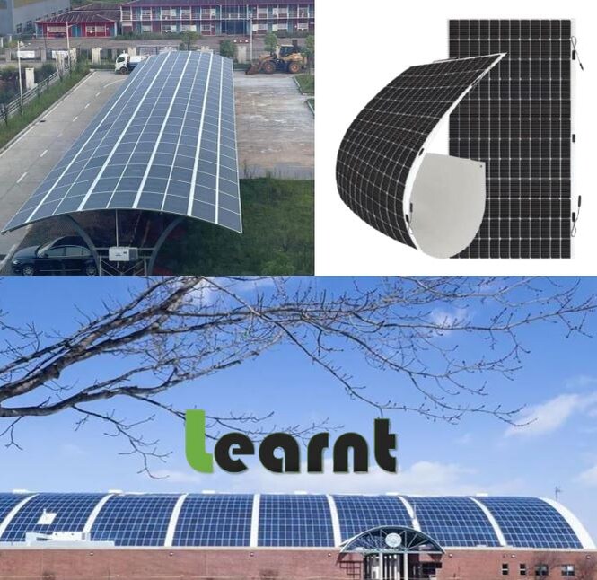 Солнечные панели (батареи) Learnt  монокристалические гибкие 500Вт, 520 Вт, 580Вт.