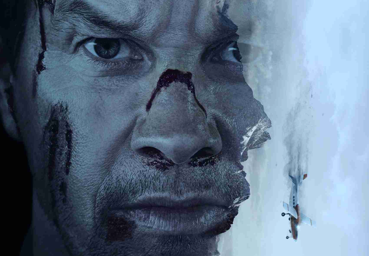 Фрагмент постера нового режиссёрского фильма Мэла Гибсона «Flight Risk»