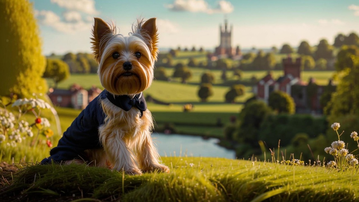 Йоркширский терьер в английском стиле