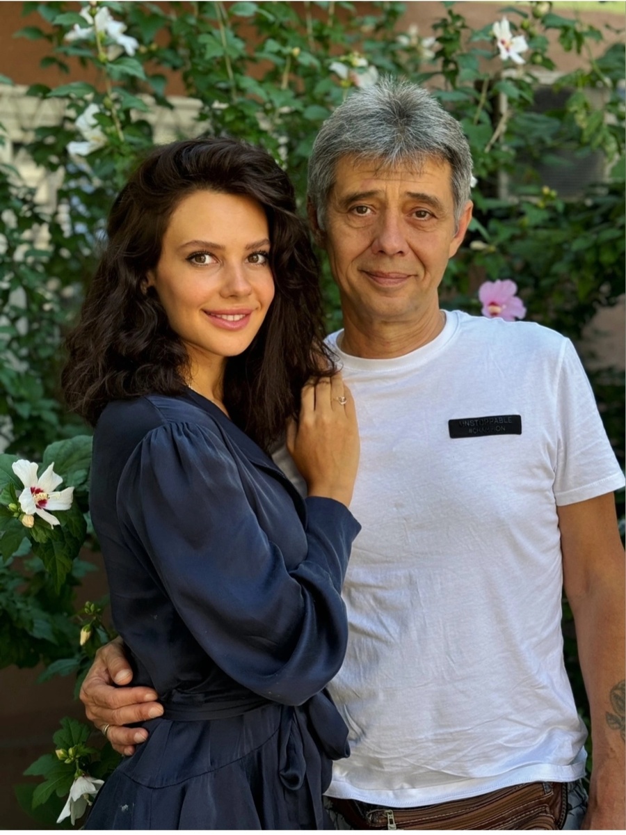 Ольга Сопова с отцом