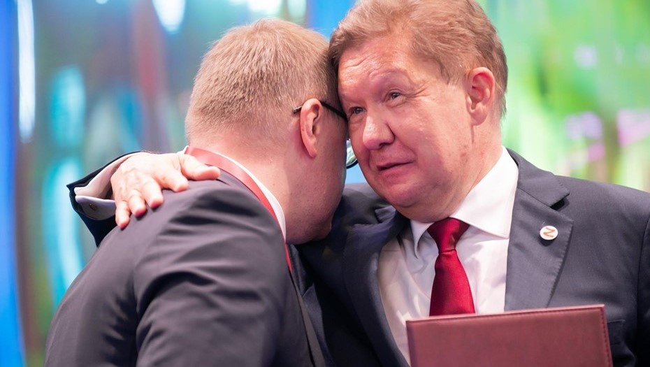    Участники ПМЭФ-2025. Глава "Газпрома" Алексей Миллер. Автор фото: Ермохин Сергей