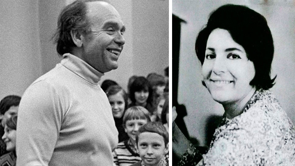 Владимир Шаинский и Ася Султанова