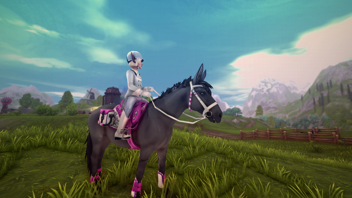 Стар Стейбл Онлайн, верхом на муле