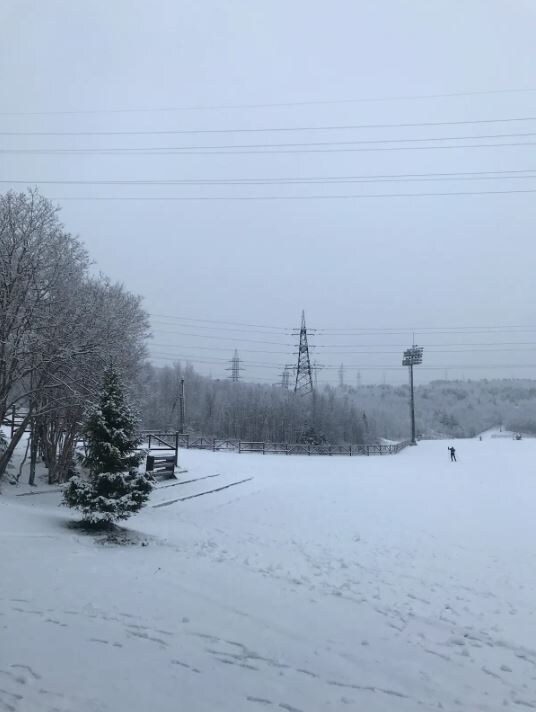 Заснеженная Долина Уюта, где обычно катаются лыжники. Автор: Анастасия Рейзес
