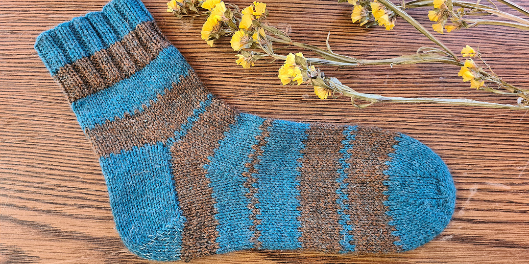 НЕОБЫЧНЫЕ полосатые носки. Краткое описание.