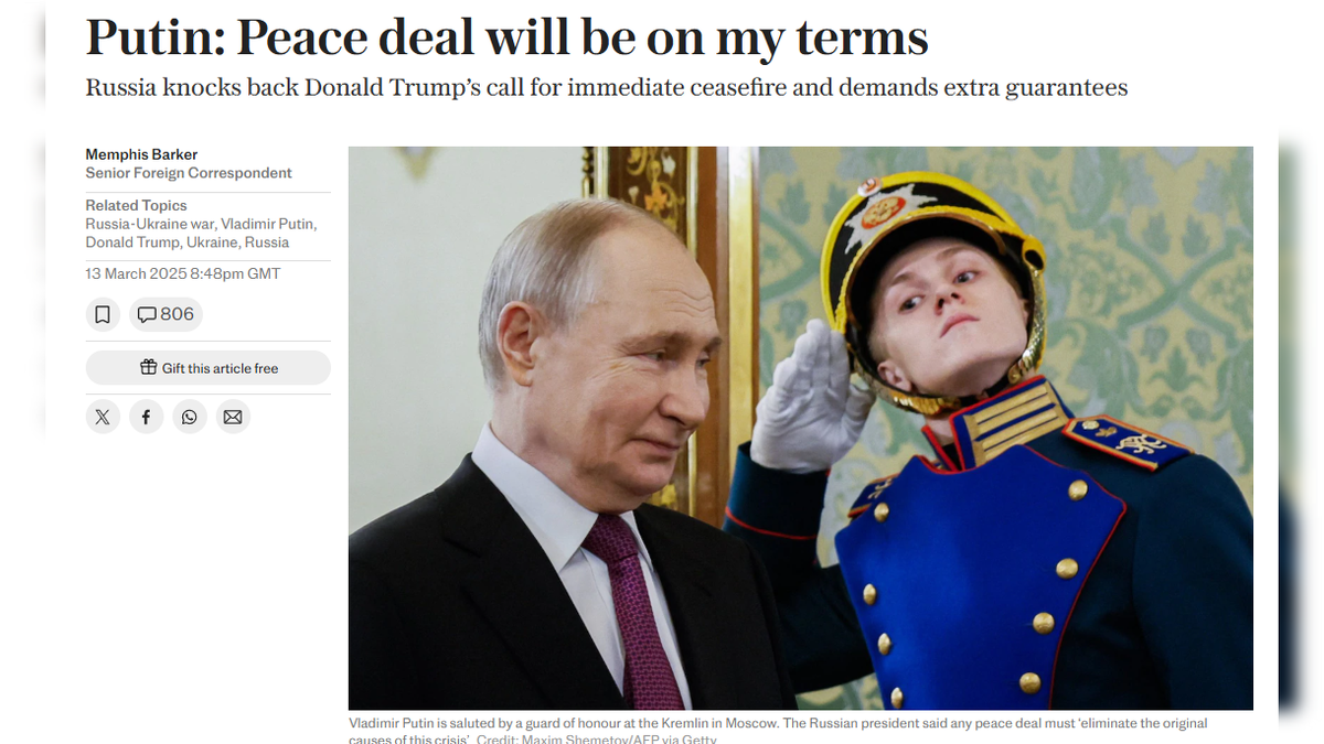 Скриншот: telegraph.co.uk