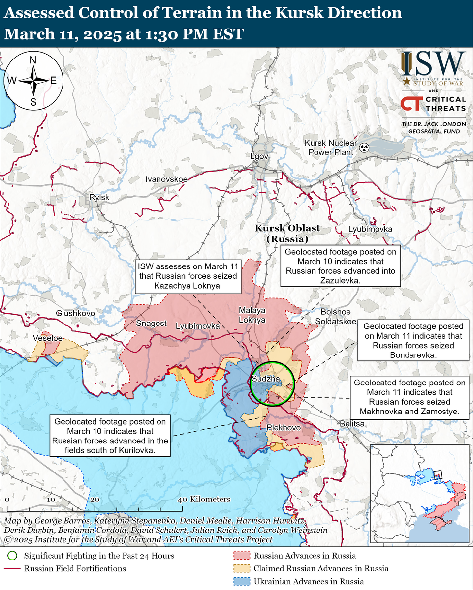 Источник: Американский Институт Изучения Войны. 