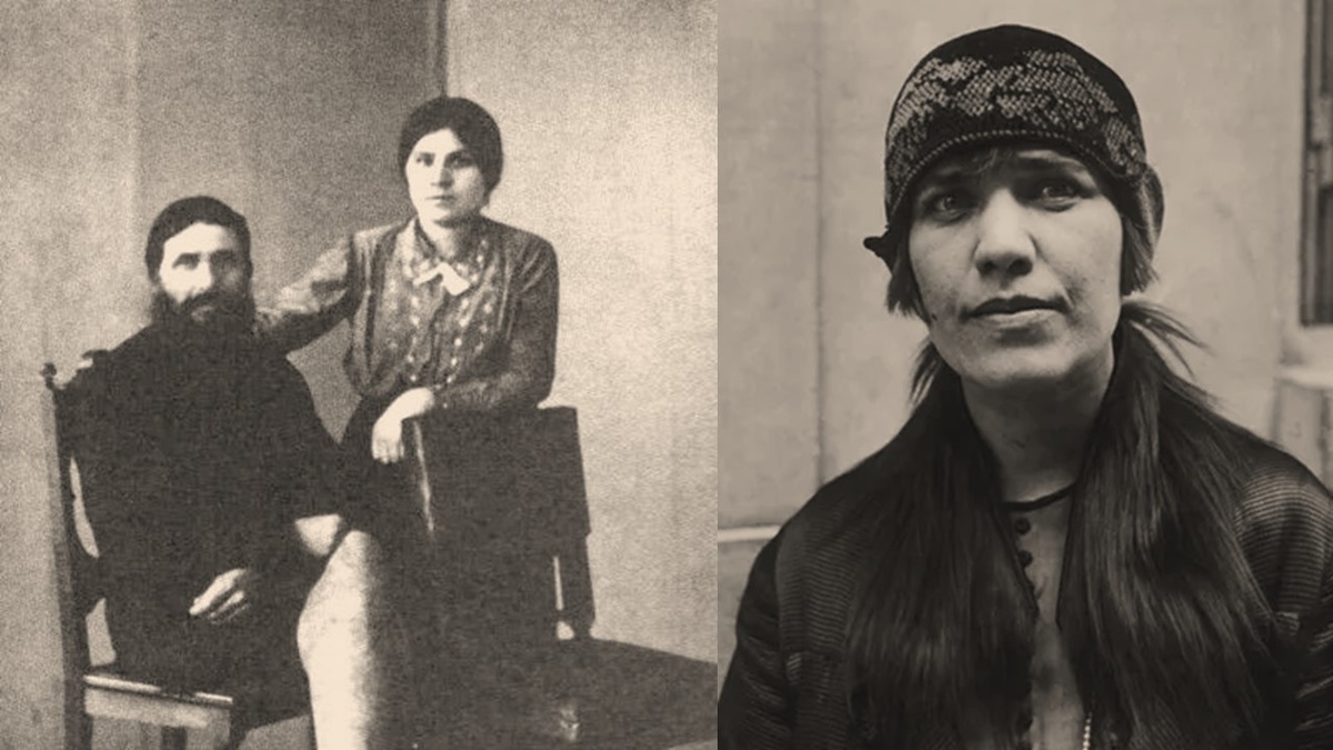 Жена Григория Прасковья и дочь Мария. Изображение взято с Яндекс картинок.