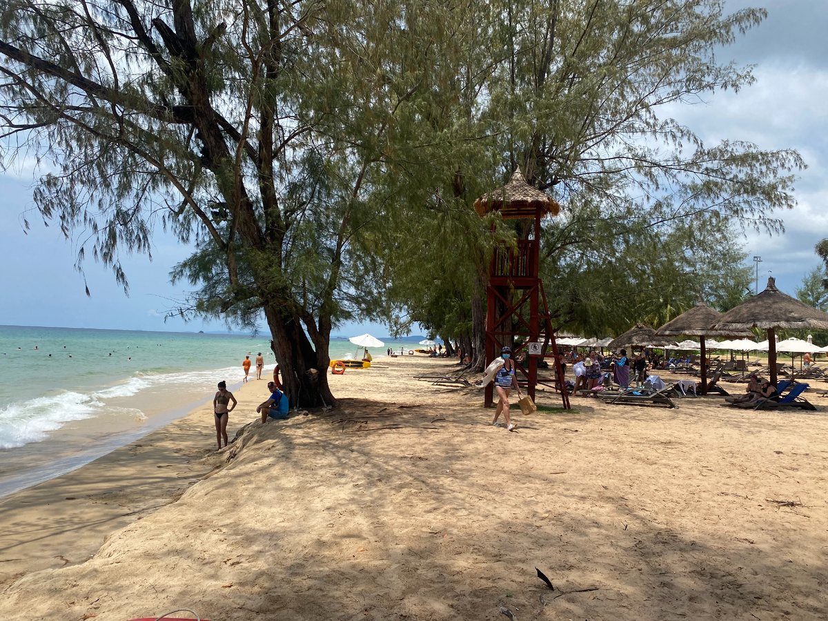 Северная часть пляжа