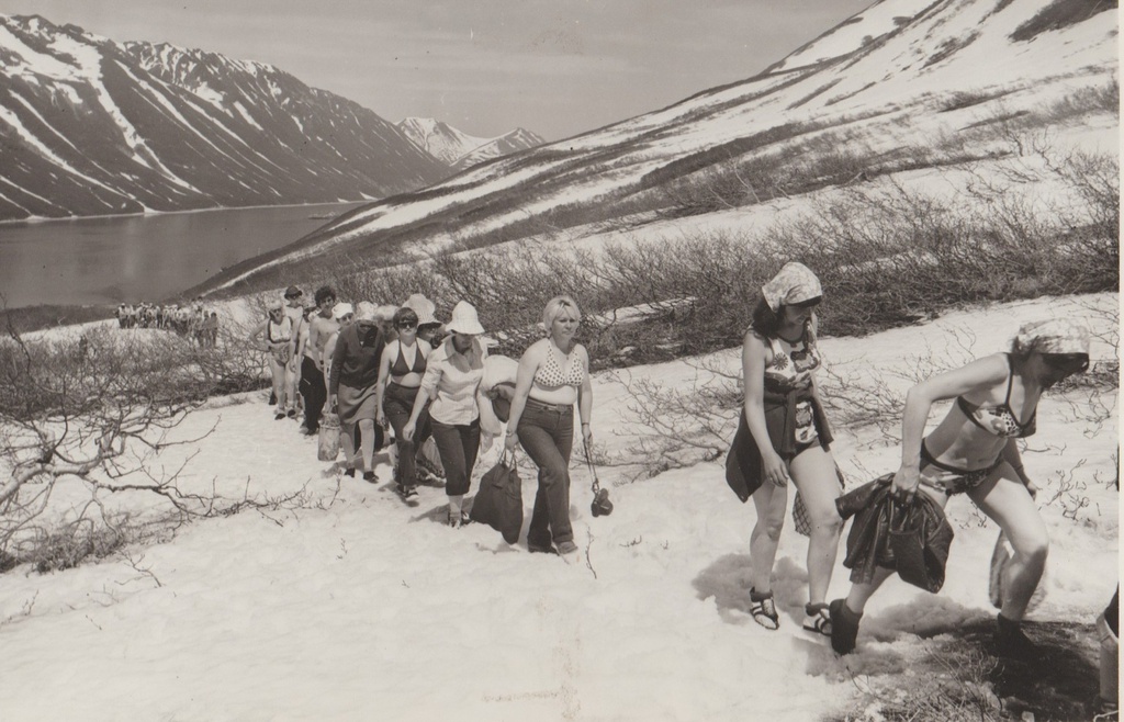Круиз по Дальнему Востоку на теплоходе «Хабаровск». Неизвестный автор, 1980 год, о. Сахалин, из архива Александра Верменича.