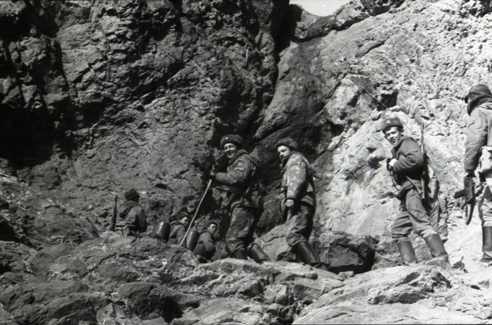 Бойцы нашей ММГ-7 на Чашмайи-Инжире