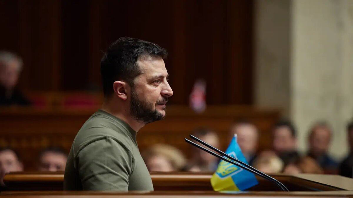    Президент Украины Владимир Зеленский.