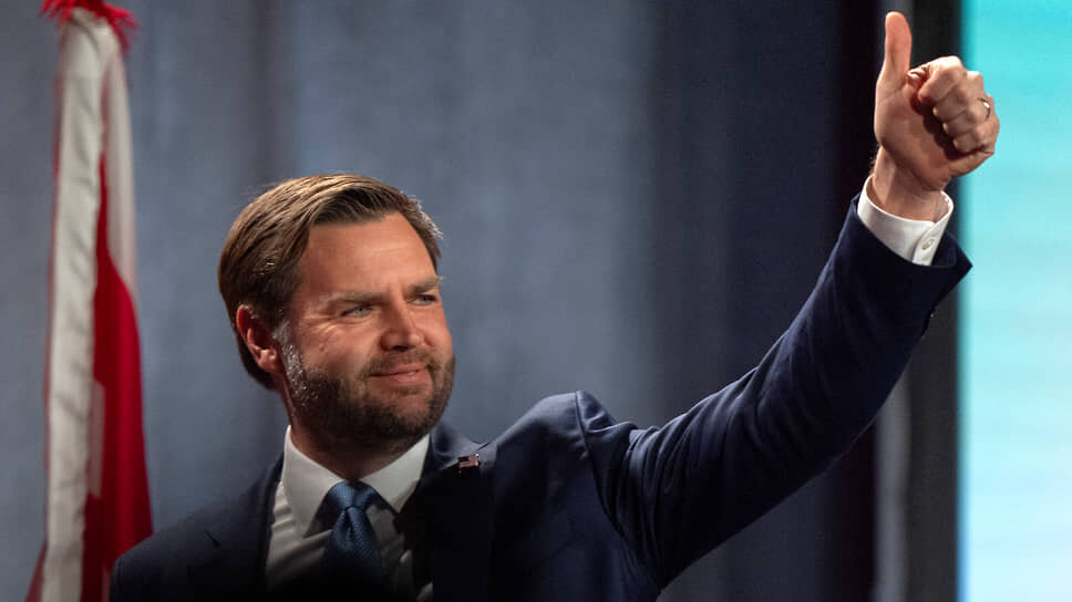 Вице-президент США Джей Ди Вэнс.📷Фото: Mark Schiefelbein / AP