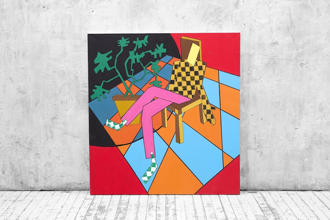 Картина «Усталый модник» #101863_ld | LoftDesigne.ru