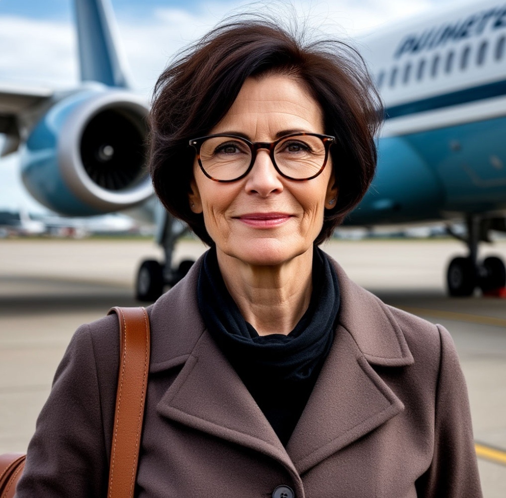 Это как бы я лечу в Казань. Нарисовала нейросеть Шедеврум 