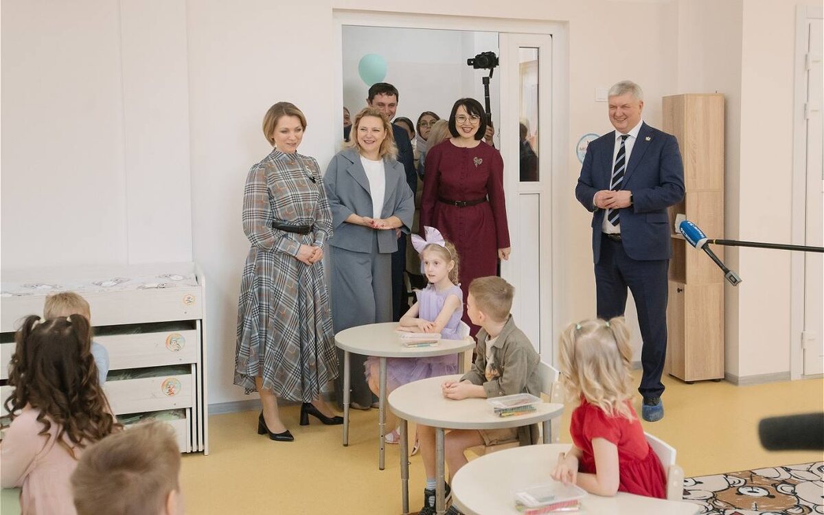    В детсаду, построенном ДСК в «Яблоневых садах», будет действовать центр нейрофизиологии и логопедии Фото – правительство Воронежской области