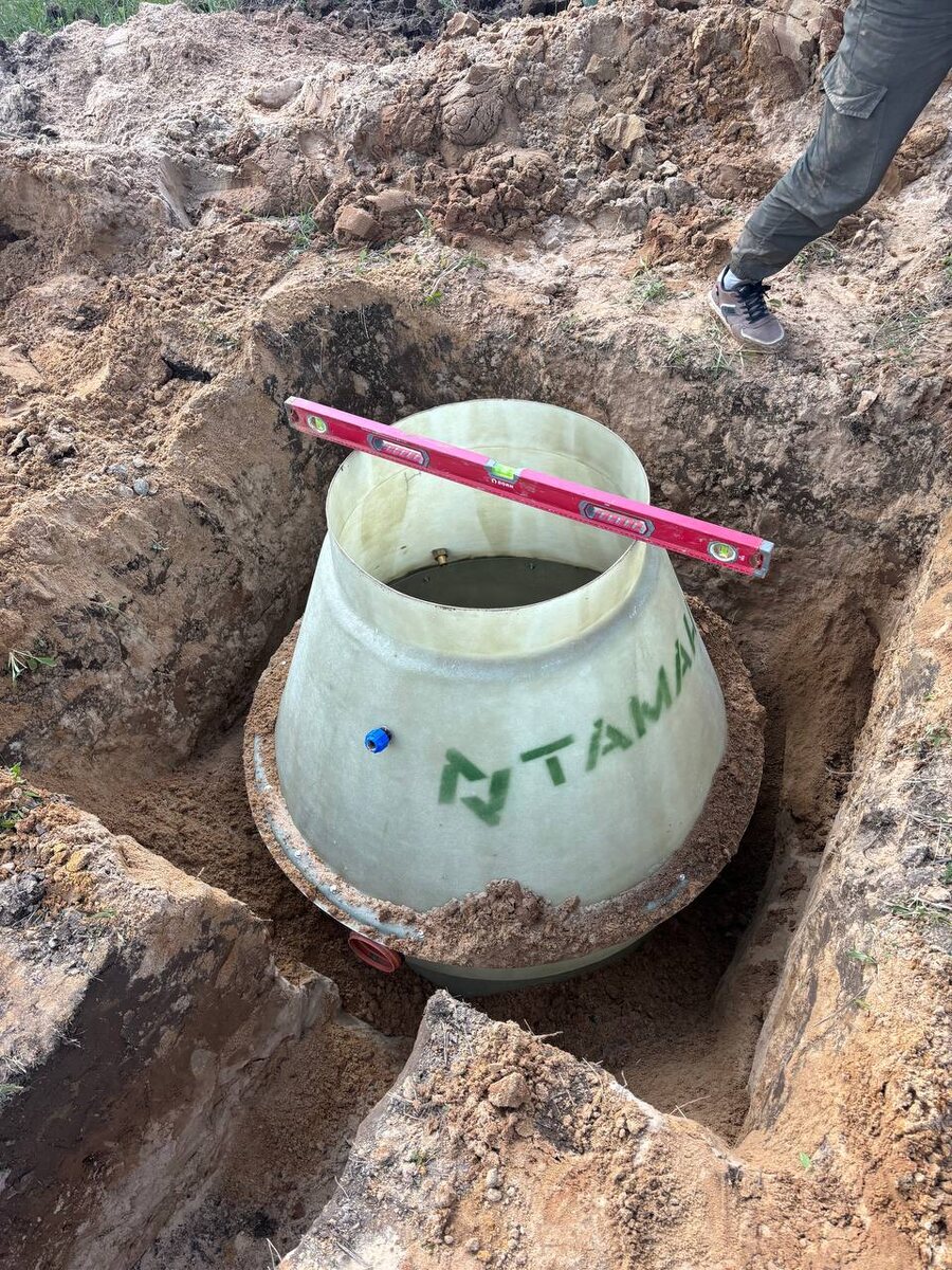 Септик ТАМАН монтаж