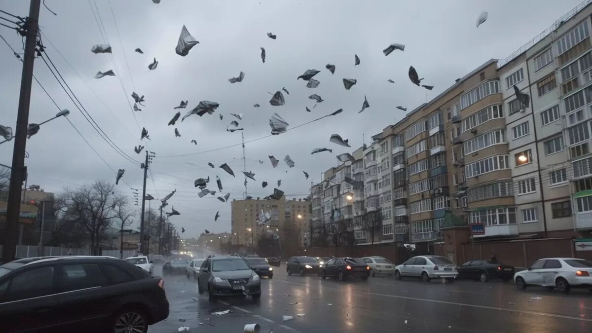 Москвичей предупредили о девятибалльном штормовом ветре. Источник: 1MI