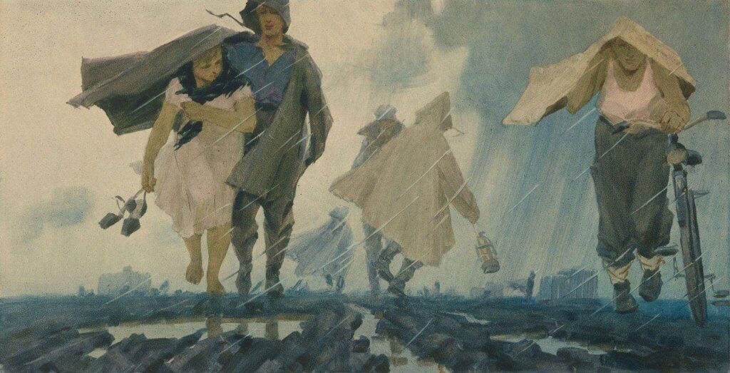 М. Ткачев. В грозу. 1959 год. Из собрания Третьяковской галереи Антон Яцков📷
