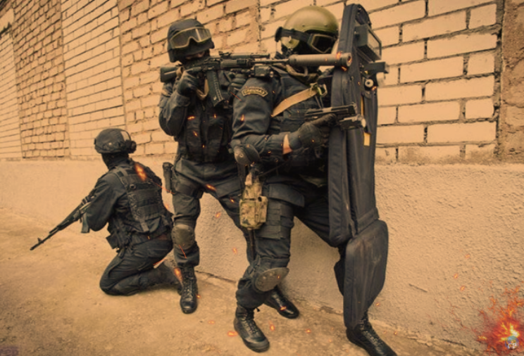 Тренировка “Булата” штурмовых действий