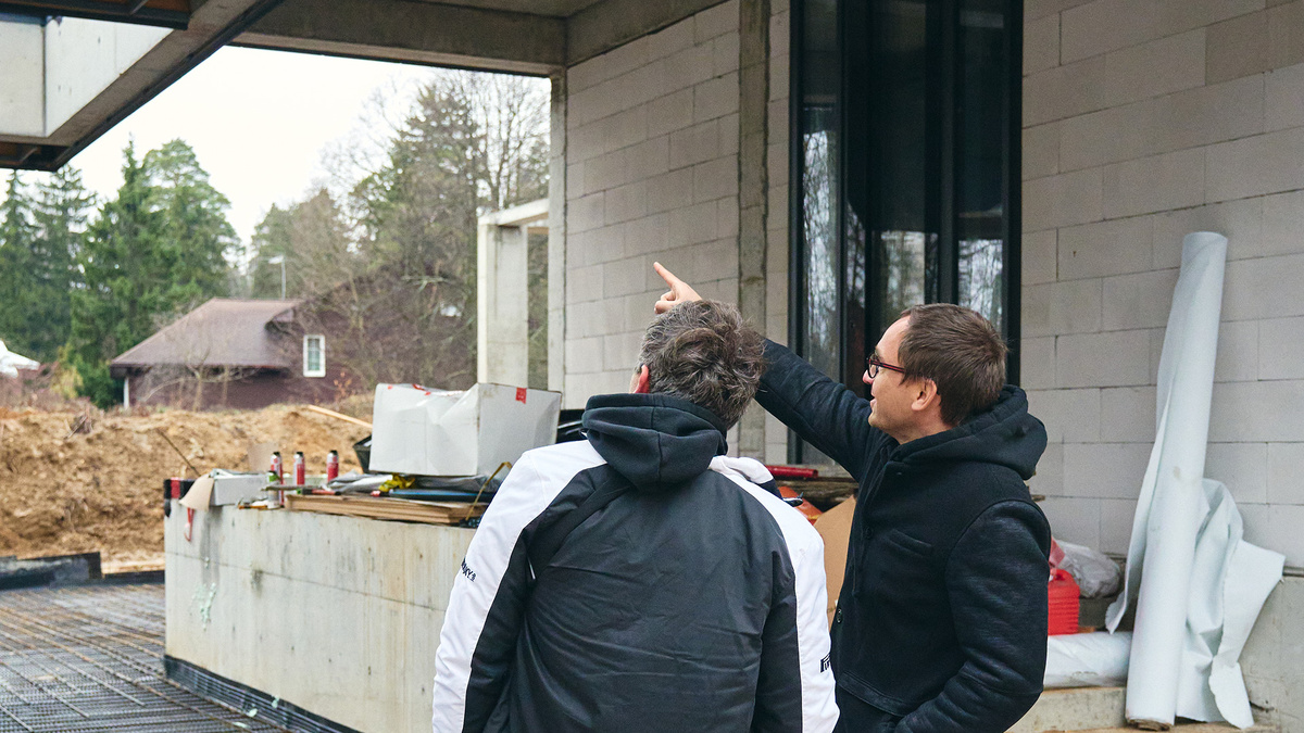 Авторский надзор. Архитекторы HOMESPRO на своём объекте.