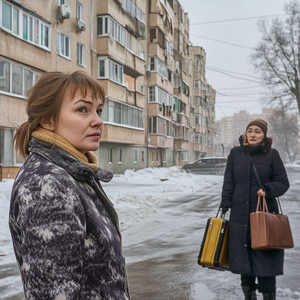 Проводила гостью.