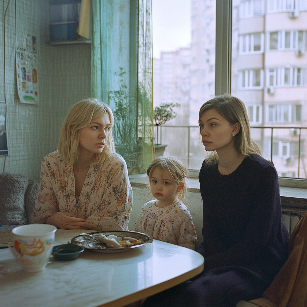 Настя всегда старалась угостить