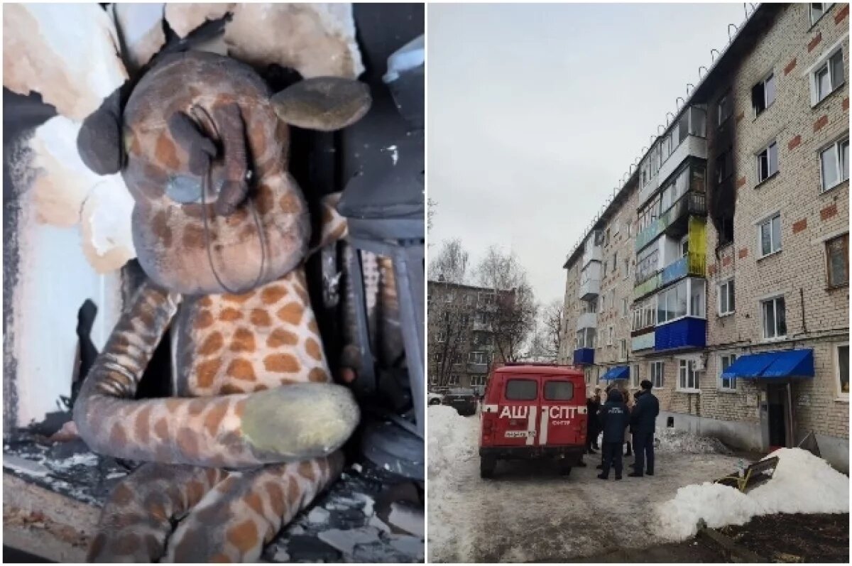    Горела квартира на третьем этаже, но дым поднялся к соседям сверху