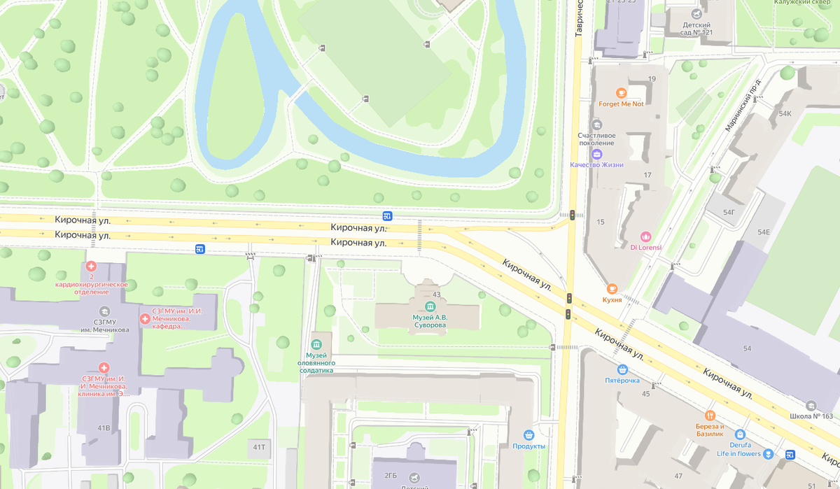 Адрес музея - улица Кирочная, 43