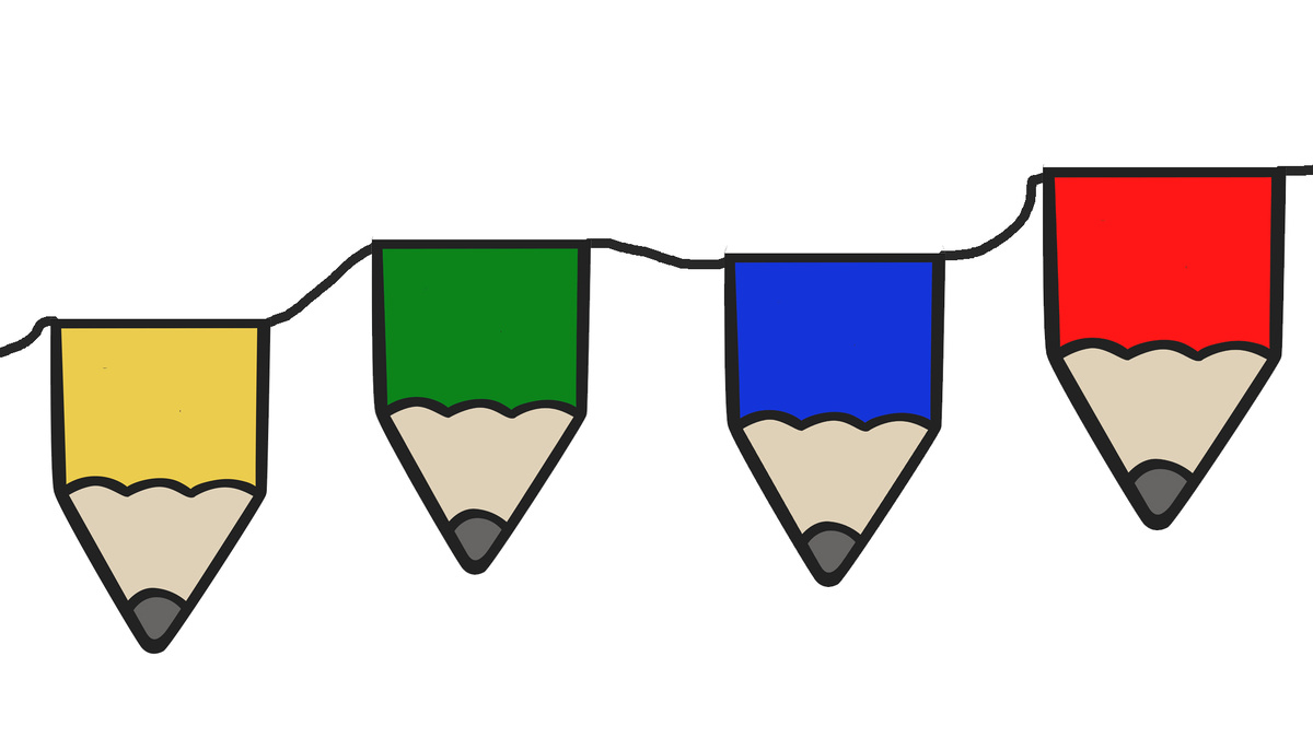 Флаги карандашей