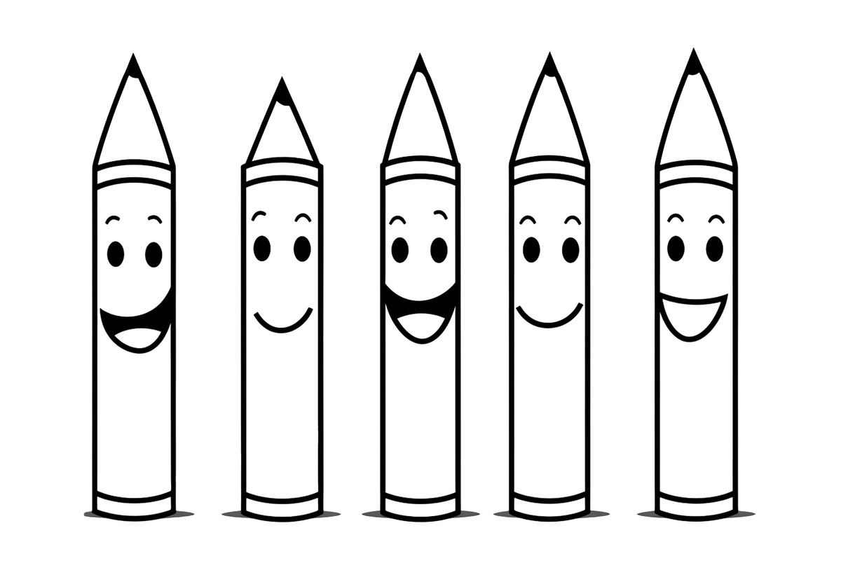 Разукрашка -карандаш