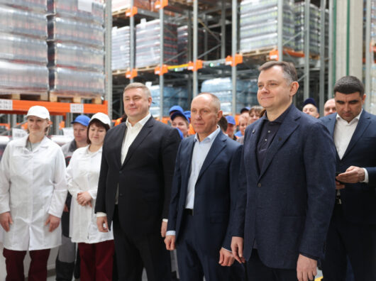    Юрий Слюсарь на открытии завода // Фото: Администрация Ростова