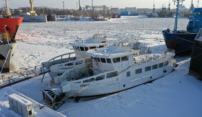 Суда ледового класса "Онега" и "Сольвычегодск" будут сданы в июне / Фото: Минтранс Архангельской области  📷
