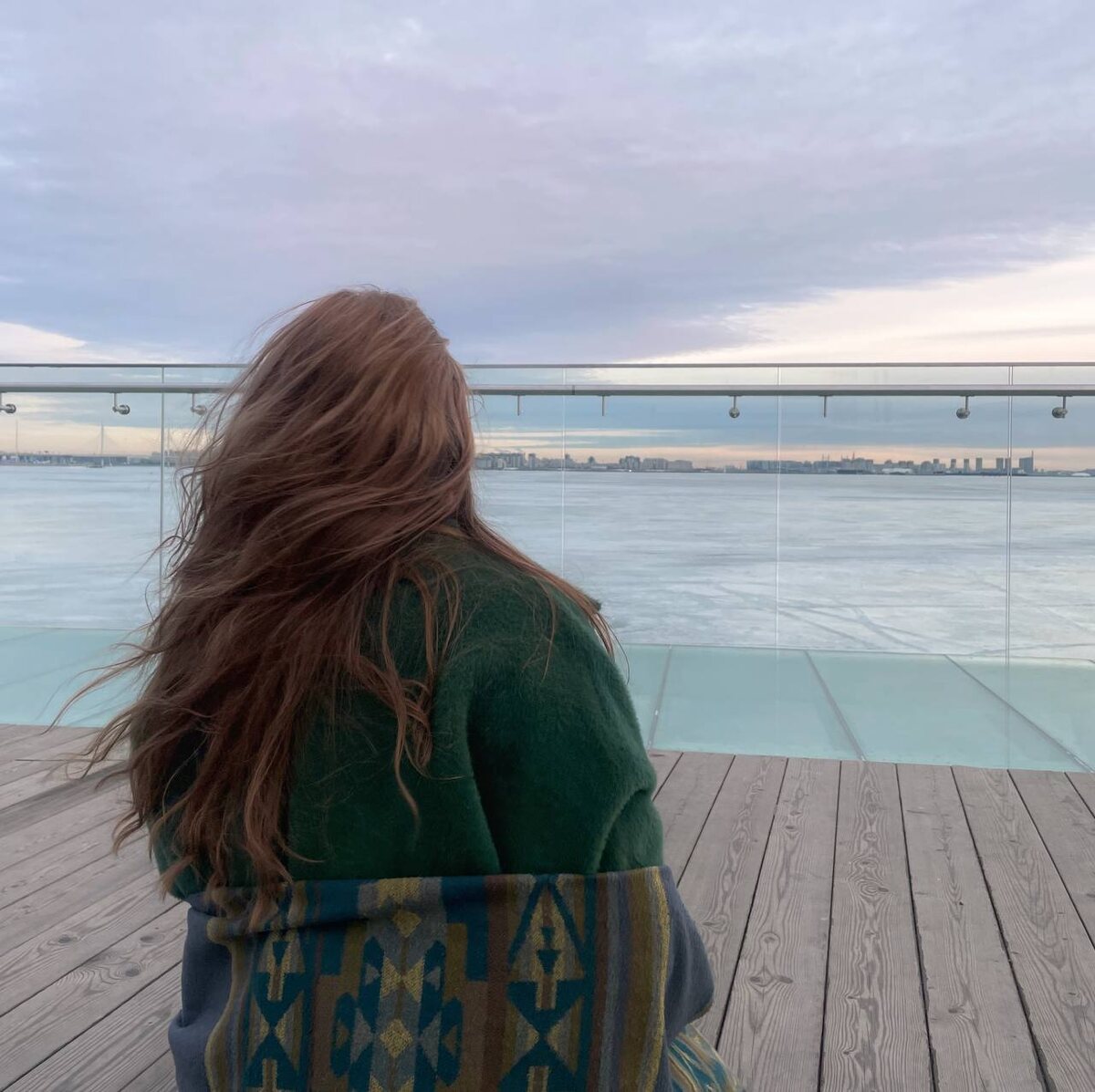 Самая красивая набережная в мире, автопортрет