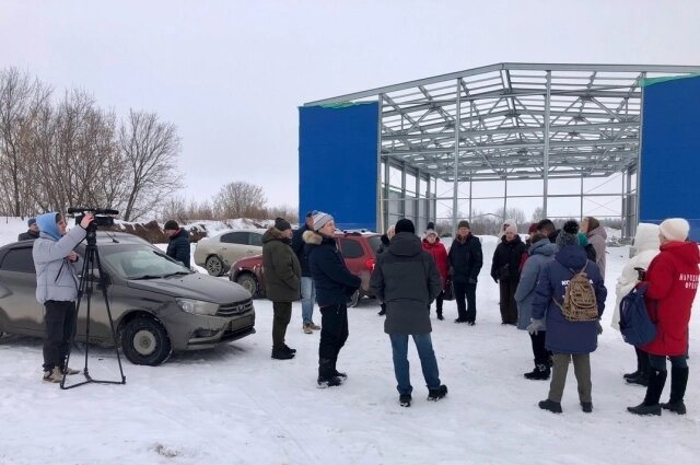    Пикет против строительства завода. Фото: Группа ВК "Люлли и её обитатели"