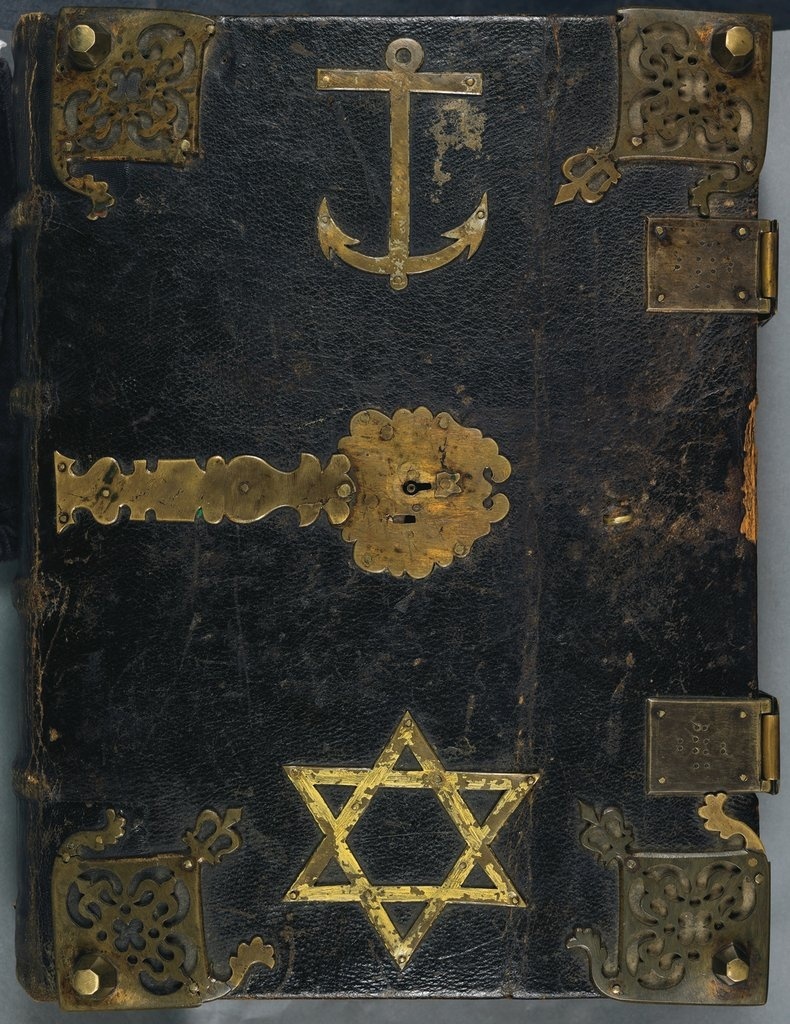 Обложка "Младшего Титуреля" Альбрехта фон Шарфенберга, XIII век