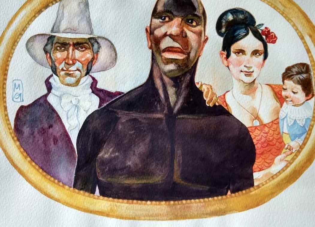 Старинная картина.