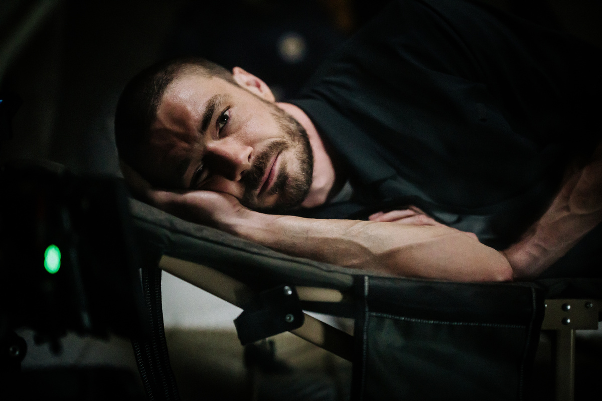 Максим Матвеев на съемочной площадке нового сезона «Триггера»