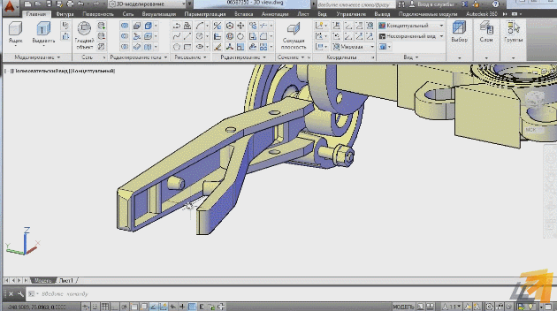 Инженерное проектирование в Autocad. Источник: https://autocad-specialist.ru/video-uroki-autocad/s-chego-nachinayetsya-3d-modelirovaniye-v-autocad.html