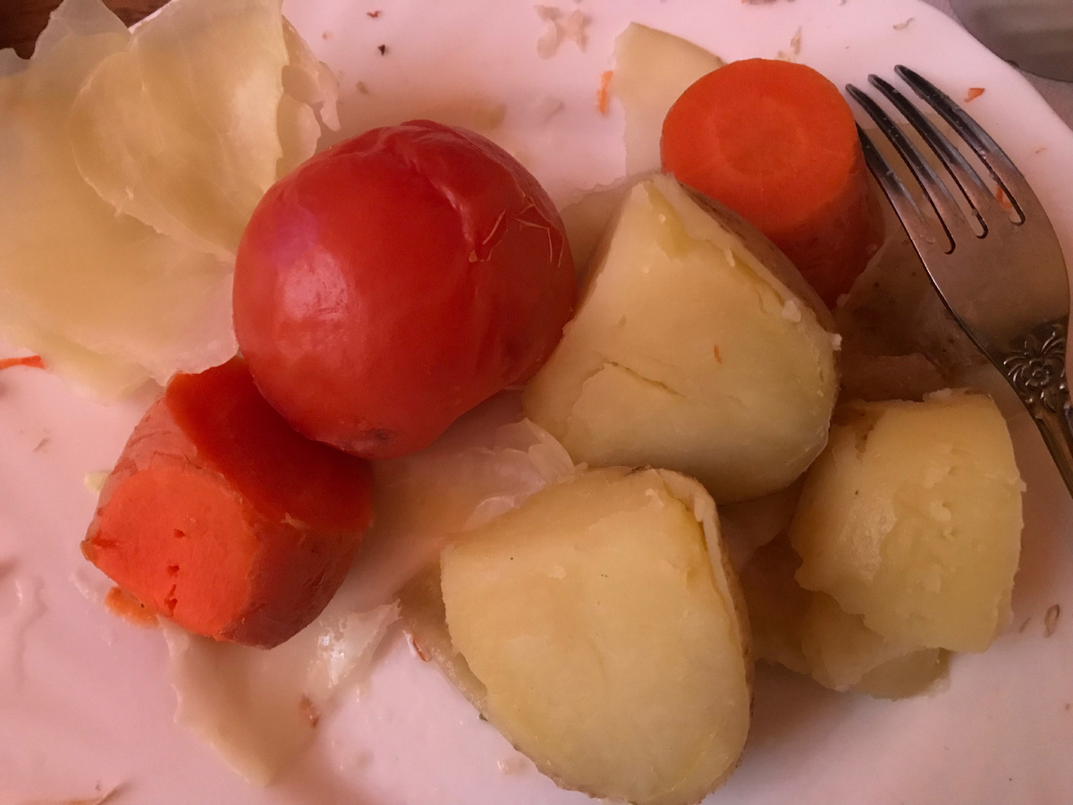 Варенные овощи 