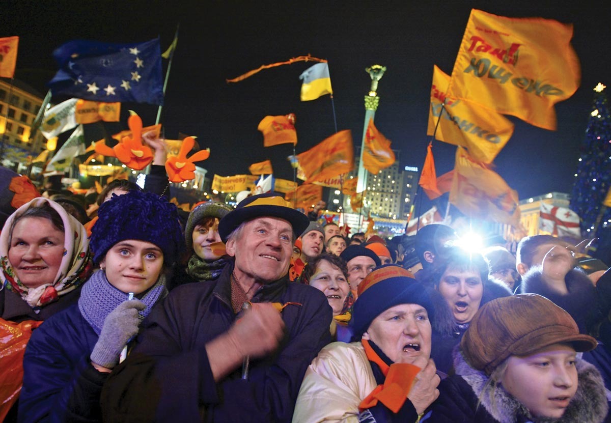 Киев. Первый майдан, 2004