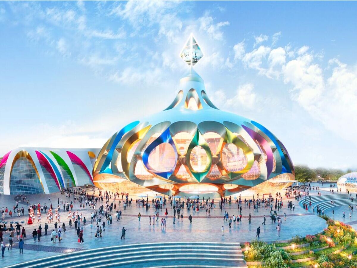    Архитектурная концепция цирка в Мневниковской пойме от бюро Apex© ag.mos.ru