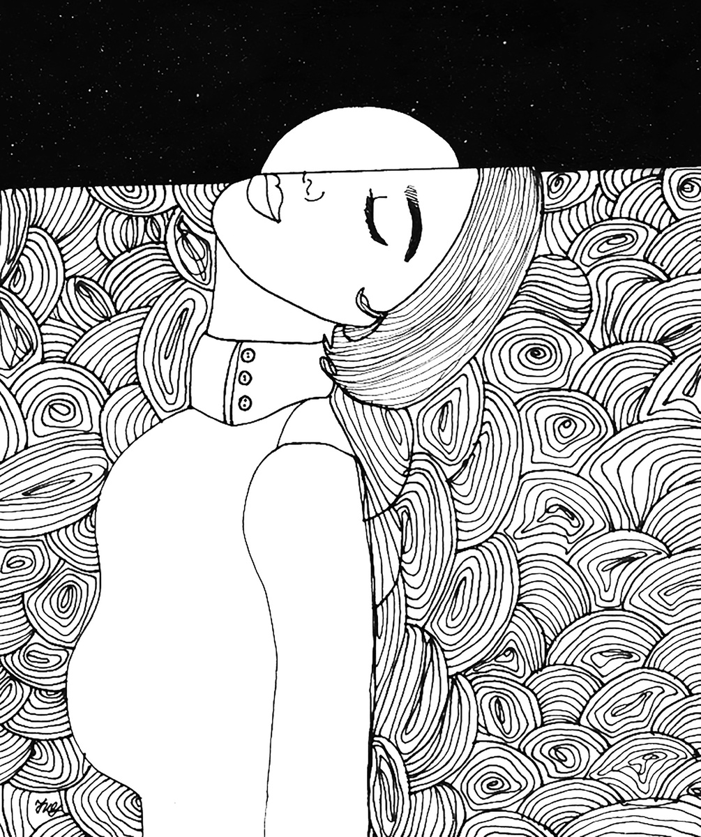 Работа из скетчбука INSIDE of Me Dark woods vol 9 (1) — 3 марта 2025 — 3 апреля 2025