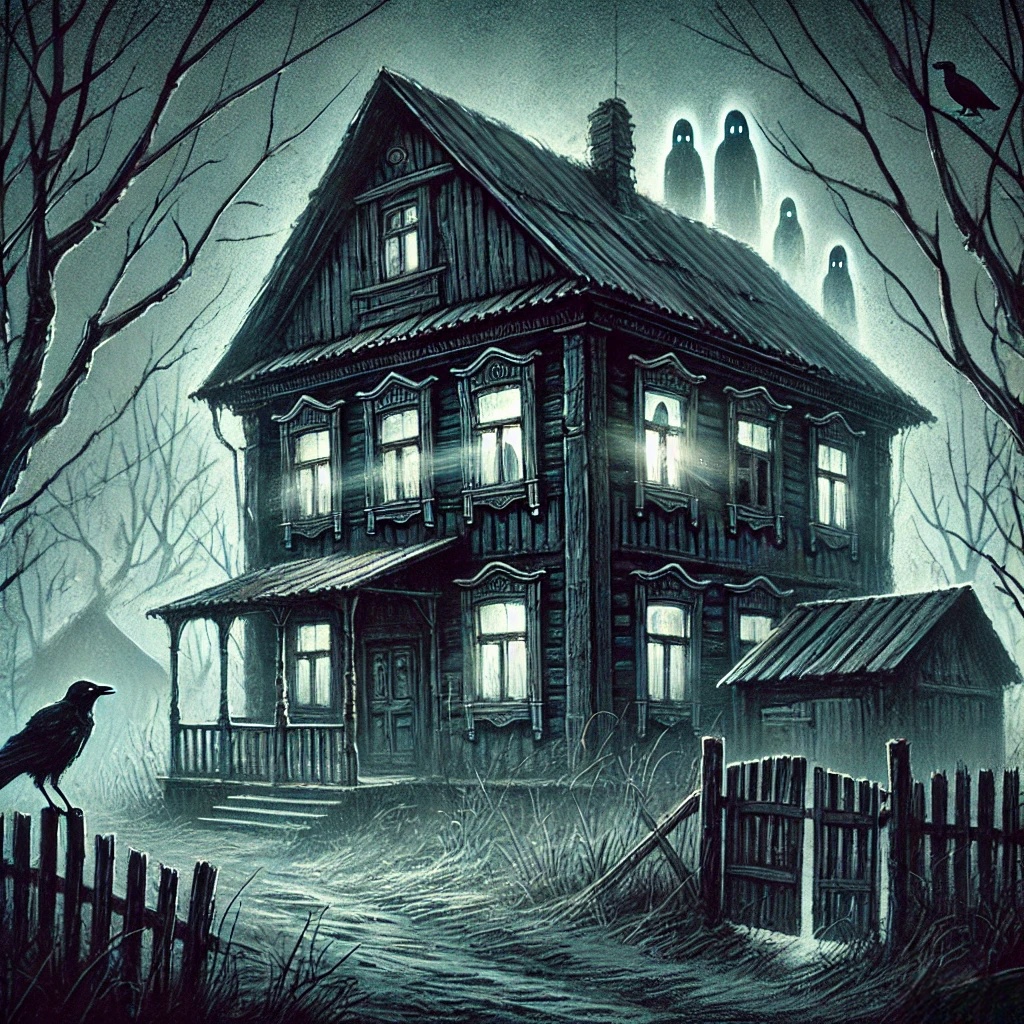 Старый ветхий дом на окраине