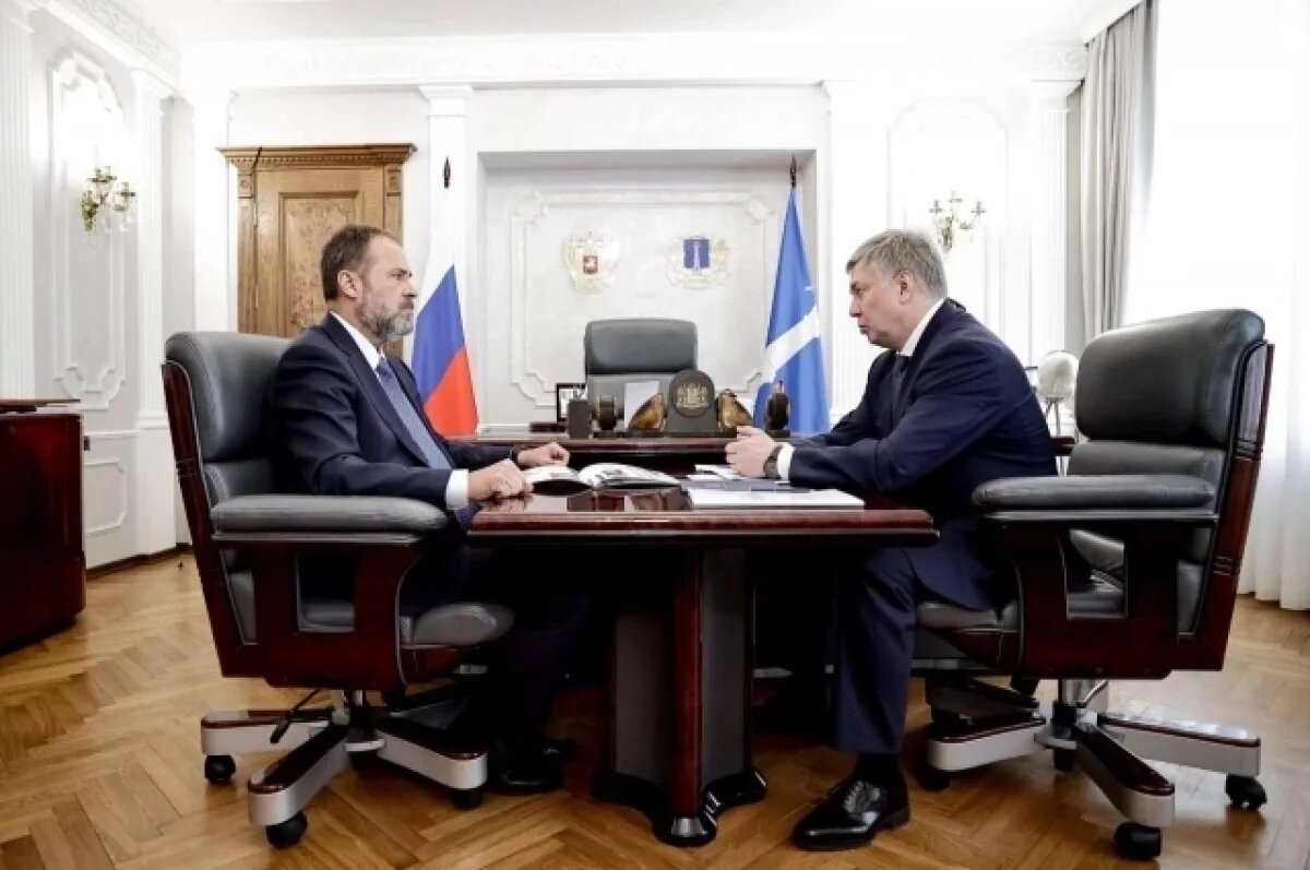    Русских и Комаров обсудили экономическое развитие Ульяновской области