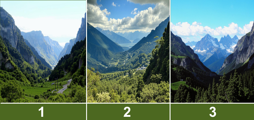 Выберите пейзаж  