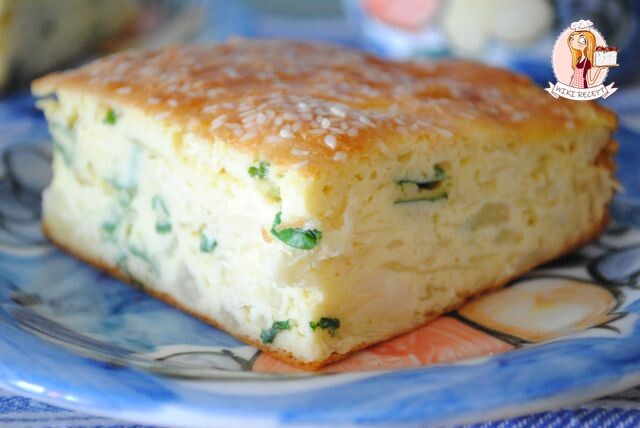 Ленивый пирог с капустой из наливного теста