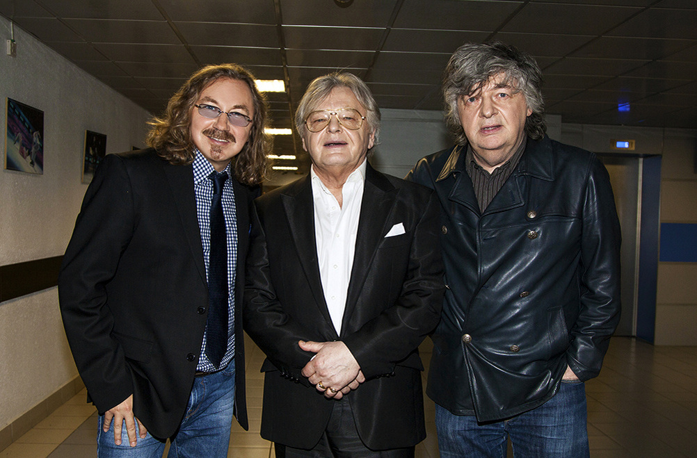 Владимир Матецкий (справа) с Игорем Николаевым и Юрием Антоновым