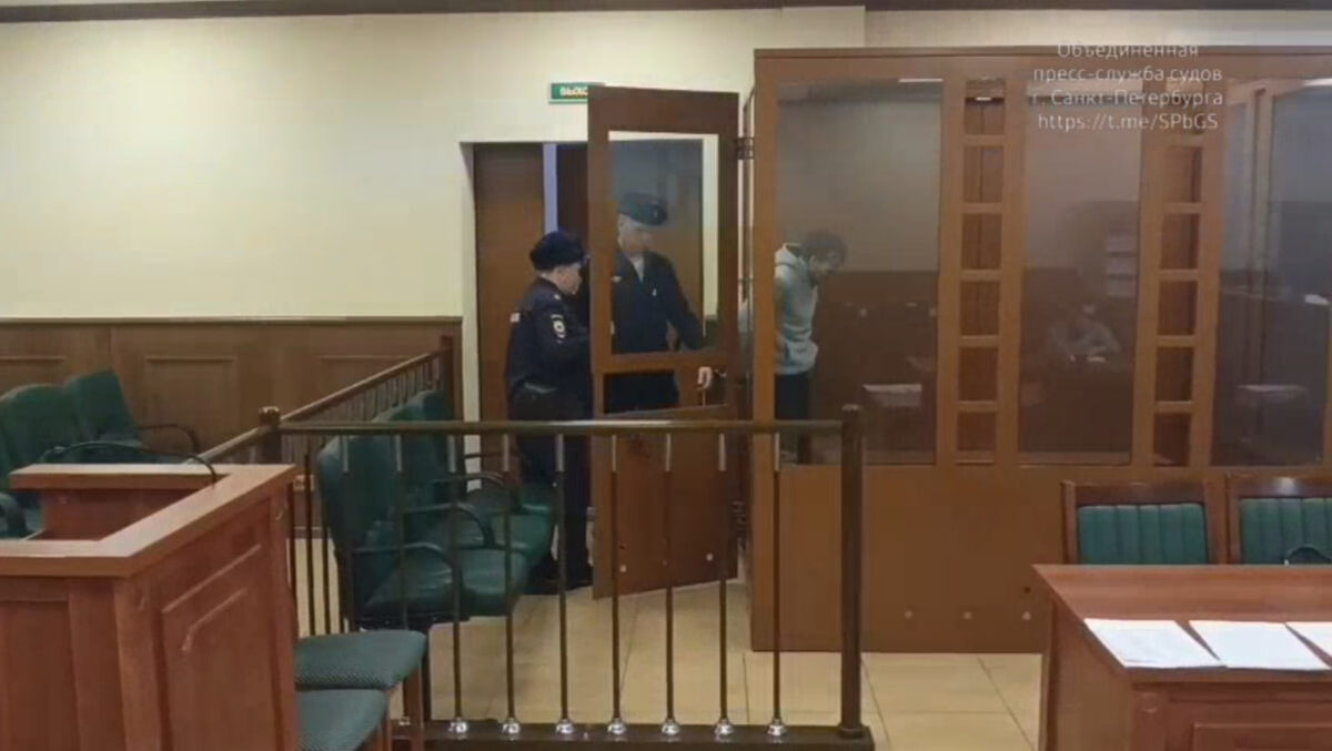    Фото: скриншот из видео объединенной пресс-службы судов Петербурга.