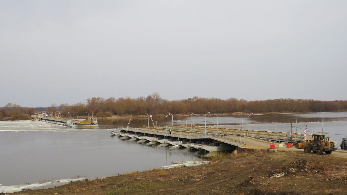    Мост начали разбирать на сутки ранее запланированного срока